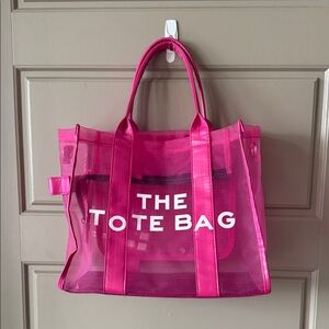 Pink Tote Bag
